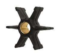 Pompe à Eau Turbine 396809 6 Lames Hors-Bord Métal Caoutchouc Moteur Pompe Roue Remplacement pour Johnson Evinrude Bateau Moteur Roue