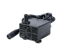 Pompe à eau ultra silencieuse 5 W DC12 V sans balais submersible pour aquarium, fontaine, humidificateur, refroidissement AC de voiture avec aspiration sécurisée