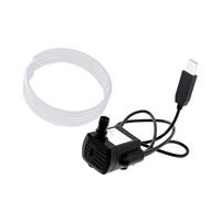 Pompe à eau USB, submersion silencieuse sans, Water pipe 2 meters | Fountain Hydroponics USB Water Pumping