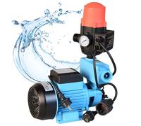 Pompe à eau WZP 750 avec pressostat électronique BRIO (750W 3000l/h hauteur de refoulement 55m)de pompe pression d'enclenchement réglable protection contre la marche à sec