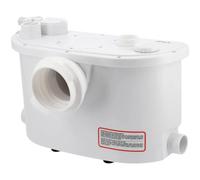 Pompe à eaux usées de 400W avec broyeur - Pompe de traitement automatique avec moteur silencieux, interrupteur flottant, ouverture de révision, débit 100 l/min, course 6 m, portée 60 m, design robuste