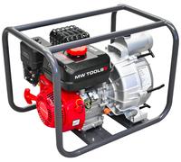Pompe à eaux usées motopompe thermique essence 50.000 L/h 7 CV raccord 3 hauteur de refoulement 20 m MW Tools WP5000SL