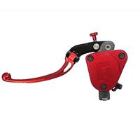 Pompe à embrayage forgée 16 x 16 cm avec support intégré, long levier rouge (bouton + levier) pour Aprilia Dorsoduro 900 de 2017 à 2018, DC 900