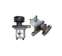 Pompe à engrenages hydraulique 306/310/314/316/320/325, pompe simple gorge double(Blu)