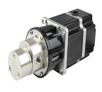 Pompe à engrenages magnétiques KGP-06B 1-3 LPM, moteur électrique BLDC 24 V CC, carter en acier inoxydable 316L, engrenages en PTFE(KGP-06B204 1LPM,BLDC 24V 120W)