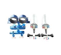 Pompe à Essence Depression Moto Kit De Montage Pompe À Carburant Double Support En Aluminium Usiné Bleu 0580 254 044