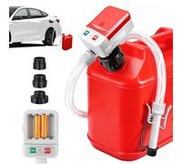 Pompe à essence électrique pour bidon avec arrêt automatique - Pompe d'aspiration d'huile pour essence, diesel et huile - Pompe de transfert de carburant - Pompe à diesel portable pour voiture