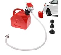 Pompe à essence électrique pour bidon avec arrêt automatique - Pompe d'aspiration d'huile pour essence, diesel et huile - Pompe de transfert de carburant avec tuyau d'aspiration flexible - Pompe