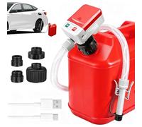 Pompe à essence électrique pour bidon rechargeable par USB, arrêt automatique - Pompe d'aspiration d'huile pour essence, diesel et huile - Pompe de transfert de carburant portable avec batterie pour