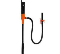 Pompe à Essence Manuelle Pompe à huile électrique pompes de transfert portables pompe d'aspiration gaz carburant véhicule extérieur 2. gallons(Orange)