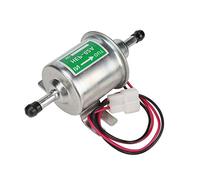 Pompe à essence, pompe à essence électrique, pompe à électrique universelle 24V pour bateau, filtre en ligne, diesel, remplacement adapté aux automobiles(Argent)