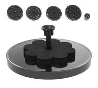 Pompe à Fontaine Flottante Solaire Extérieure, 200 L/h, Plastique Noir | Circulation D’eau pour Oxygénation, Installation et Retrait Faciles, Usage en Bain Extérieur, Décor Jardin