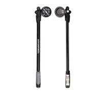 Pompe À Fourche À Air pour Vélo, Pompe À Choc Haute Pression 300 Psi pour Vélo De Montagne avec Jauge - Pompe À Vélo Universelle avec Jauge Et Bouton De Purge d'air, Accessoires De Vélo De Montagne