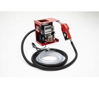 Pompe à Fuel Gasoil 550 W 60L/min, Pompe Diesel Automatique 2800 rpm, Pompe Diesel Automatique, Electrique Stations de Ravitaillement Mobiles avec Pistolet, Compteur, Tuyaux