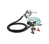 MSW Pompe À Gasoil Carburant Fioul Électrique MSW-OP40 S2 (40 l/Min, 155 W, 12 V, Hauteur Aspiration Max. 5 m, Alimentation par Batterie De Voiture, Tuyaux Inclus)