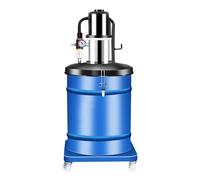 Pompe à graisse à air comprimé avec séparateur huile/eau, rapport de 80:1 pour fûts de 5 gallons, distribution de 0,85 l/min, comprend un tube anti-explosion de 4 m