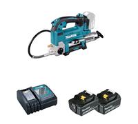 Pompe à graisse DGP180Z + 2 batteries BL1850B 18V 5 Ah + 1 chargeur rapide DC18RC MAKITA