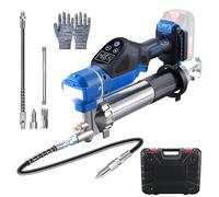 Pompe a Graisse Électrique compatible avec Makita 18V, 12000 PSI Pistolet Graisseur sans fil Débit 5,3 oz/min, Couplage Pivotant à 90°, Efficace pour Camion, Construction (Batterie non incluse)