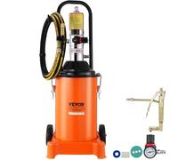 VEVOR Pompe à graisse pneumatique 50:1 – 12 L sur roues, tuyau 4 m, buse 360°, raccord NPT