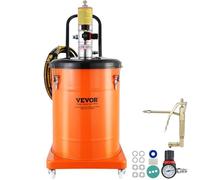 VEVOR Pompe à graisse pneumatique 50:1 – 40 L sur roues, tuyau 4 m, buse 360° NPT
