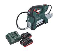 Pompe à graisse sans fil Metabo FP 18 LTX 18 V 690 bar + 2 batteries 4,0 Ah + chargeur