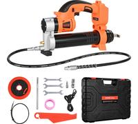 Pompe à graisse sans fil VEVOR, 55 MPa, pompe à graisse à une main avec LED & tuyau de 90 cm, fonctionnement sur batterie 20 V & déclencheur, compatible avec les batteries 18V Makita, pour lubrifier l
