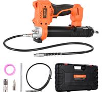 Pompe à graisse sans fil VEVOR, max. 55 MPa, pompe à graisse avec lumière LED & flexible, fonctionnement sur batterie 20 V & déclencheur, compatible avec les batteries 18V Makita, pour lubrifier les v