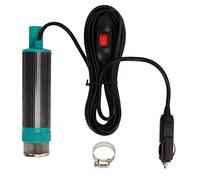 Pompe à Huile électrique en Alliage D'aluminium en Acier Inoxydable 12 V Pompe D'extraction D'eau à Huile électrique Portable avec 5 M de Câble de Transfert Fluide Diesel Kérosène pour Remorque de Cam