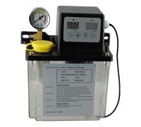 Pompe à huile lubrifiante automatique avec engrenage en alliage pour machines CNC, réservoir 1L ou 2L, panneau d'affichage électronique, bouchon d'huile crypté, construction fiable en métal et