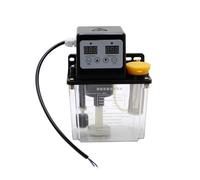 pompe à huile lubrifiante automatique Lubrifiant automatique de pompe à huile graissage 0.5L 1L 2L lubrificateur lubrification électromagnétique CNC(1L no oil gauge)