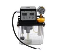 pompe à huile lubrifiante automatique Lubrifiant automatique de pompe à huile graissage 0.5L 1L 2L lubrificateur lubrification électromagnétique CNC(1L with oil gauge)