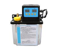 Pompe à huile lubrifiante CNC automatique Système de pompe lubrification CNC 1L/2L, 6 mm, AC220V/AC110V, huile électrique automatique for machines-outils(AC220V,2L no gauge 6mm)