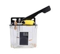 Pompe à huile manuelle avec réservoir de 0,8 l pour application dans les systèmes de lubrification centralisée sur machines industrielles d'impression et de moulage (main droite)