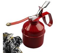 Pompe à huile moteur - Bidon d'huile à pompe manuelle | Jerrican d'huile haute pression en métal avec tuyau flexible, seringue à huile polyvalente, réservoir d'huile de voiture manuel 300 ml/500 ml