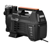 VEVOR Pompe à Jet pour Puits Peu Profond 1300 W Pompe à Jet PP Débit Max 4800 L/h pour Système Irrigation Jardin Arrosage Pelouse, avec Hauteur d'Aspiration 8 m, Commande Électronique Intelligente
