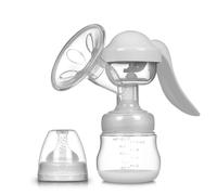 Pompe à Lait Manuelle Solite Aspiration à Faible Bruit Pompe D'allaitement Maternel avec Couverture Blanche pour les Voyages et Utilisation Quotidienne