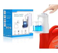 Pompe à lessive électrique avec tasse graduée, distributeur intelligent de détergent à linge, distributeur de détergent rechargeable, pratique pour l'organisation de la buanderie