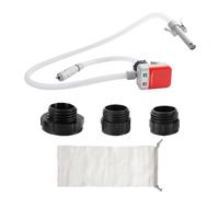 Pompe à liquides portable pour liquides - Dispositif de pompage à batterie avec capteur d'arrêt automatique et tuyau extra long pour véhicules, voitures, bateaux et camions