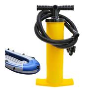 Pompe à lit gonflable et pompe manuelle polyvalente | Pompe jaune de 4 L 4 L à double coup pour bateaux gonflables, planches à palettes et matelas pneumatiques | Pompe manuelle robuste pour gonfler