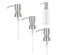 Pompe à lotion filetée en 3 pièces, distributeur de savon avec pompe, pompe à savon, pompe de rechange pour distributeur de savon, désinfectant pour les mains, pour col standard 28/400 (28 mm).