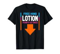 Pompe à Lotion pour Les Mains Pixel 8 Bits Gamer Inapproprié Men T-Shirt