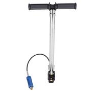 Pompe à Main Haute Pression, 4 étages de Style Américain en Acier Inoxydable pour Carabine à Air comprimé PCP Gonfleur D'étrier 4500 Psi 8 Mm à Connexion Rapide Femelle