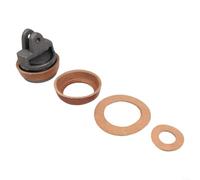 Pompe à main piston 9,5 cm en cuir de vachette | Corps en fonte, joint en cuir de vachette, compatible avec type 75, kit d'entretien complet, étanche