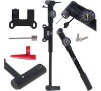 Pompe à main RALLEX avec manomètre pour matelas avec poignée de vélo