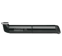 SKS GERMANY AIRBOY XL Minipompe, Pompe (Pompe à vélo avec système de pompage à Deux Chambres, 2 Parties de poignée de même Taille, avec tête de Valve réversible, Pression Max.: 5 Bar, 73 PSI), Noir