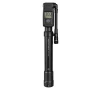 Topeak Mini-pompe Mountain Digital 2 Stage – Haute pression 300 psi / 20,7 bar – Noir