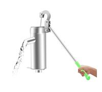 Pompe à manivelle en acier inoxydable - Pompe à manivelle - Pompe à eau - Pompe manuelle pour jardin - 10 m - Pompe à eau profonde manuelle