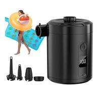 Pompe à matelas pneumatique portable, pompe à matelas sans fil, chargement USB, affichage numérique, dispositif de gonflage automatique, remplissage rapide pour flotteurs de piscine, lit de couchage