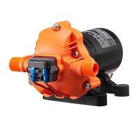 Pompe à Membrane 12 V 3,5 GPM-Duoku-3 Chambres-avec Pressostat Réglable 40-100 PSI, 50 PSI-pour Camping-car, Yacht, Marine