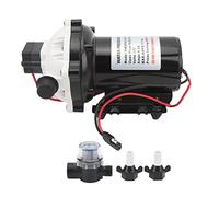 Pompe à Membrane, 12V 60PSI 4.2BAR Pompe à Eau Auto-amorçante RV 12VDC 18.9LPM 5.0GPM Débit Nominal avec Fusible 15A pour Yacht RV